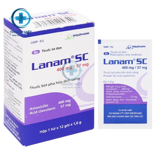 Thuốc Lanam SC 400mg/57mg - Imexpharm