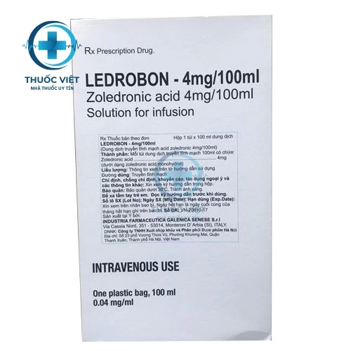 Thuốc Ledrobon - 4mg/100ml