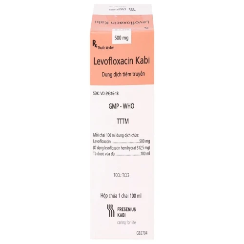 Thuốc Levofloxacin Kabi - Fresenius Kabi Bidiphar