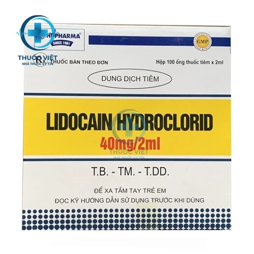 Thuốc Lidocain hydroclorid 40mg/2ml