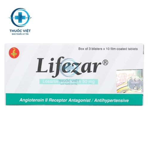 Thuốc LIFEZAR 50mg Viên nén bao phim