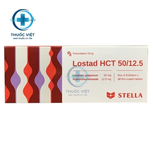 Thuốc Lostad HCT 50/12.5 mg