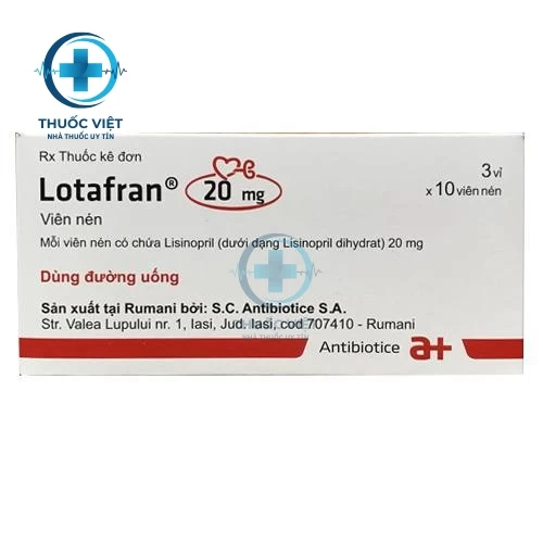 Thuốc Lotafran 20mg - Antibiotice S.A