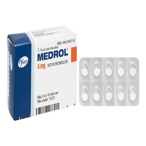 Thuốc Medrol 4mg - Pfizer Pharmaceuticals