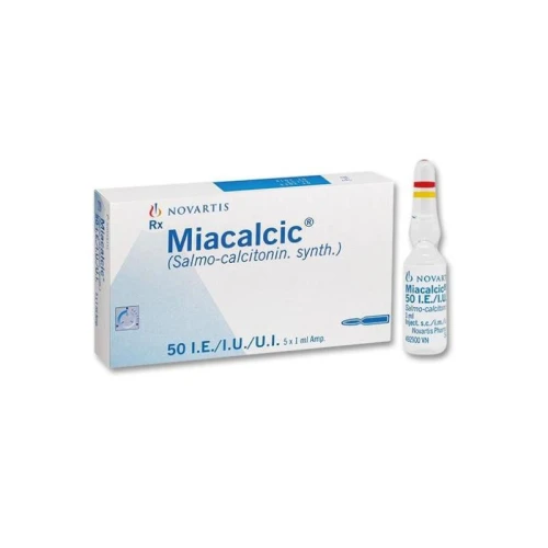 Thuốc Miacalcic Calcitonin cá hồi tổng hợp 50IU/ml