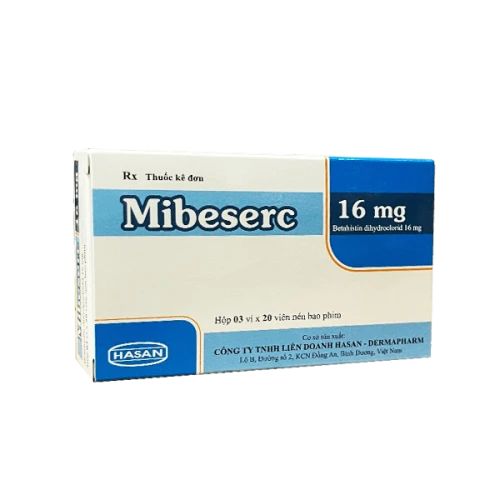 Thuốc Mibeserc 16 mg - Hasan Dermapharm