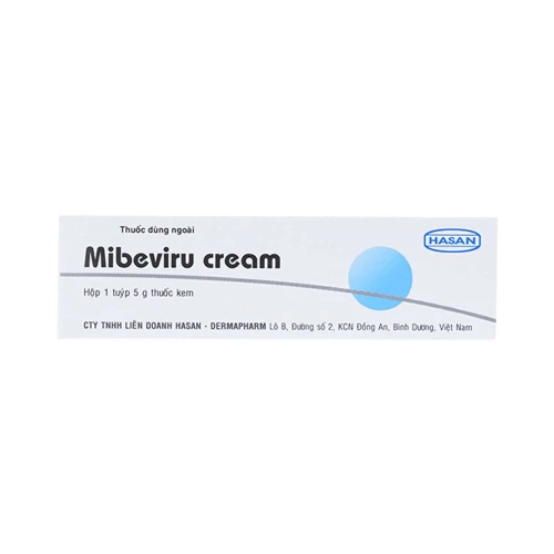 Thuốc Mibeviru cream 250mg