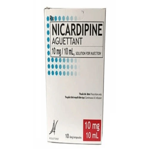 Thuốc Nicardipine Aguettant 10mg/10ml