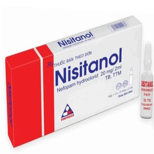 Thuốc NISITANOL 20mg/2ml, Hộp 10 ống