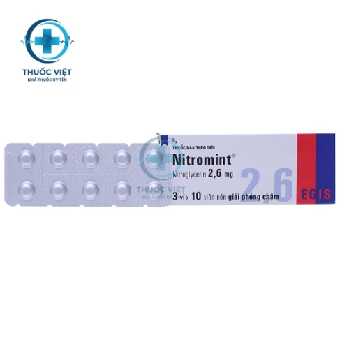 Thuốc Nitromint 2,6mg - Egis Pharmaceuticals Public Ltd., Co