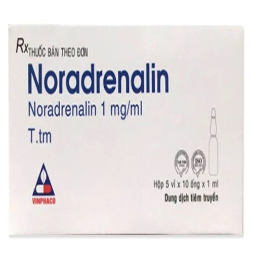 Thuốc Noradrenalin 1mg/1ml