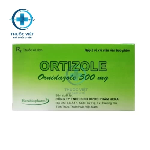 Thuốc Ortizole 500mg - Eczacibasi Monrol Nukleer Urunler Sanayi Ve Ticaret A.S