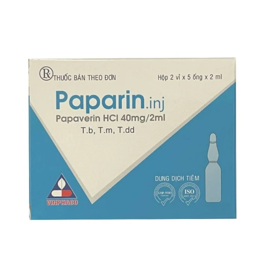 Thuốc Paparin 40mg/2ml - Vinphaco