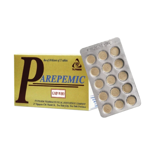 Thuốc Parepemic 2mg, Vĩ/10 hộp/100 viên nang cứng