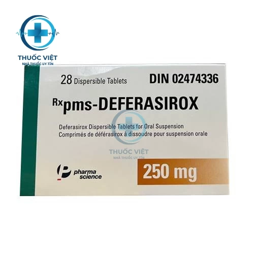 Thuốc pms-Deferasirox 250 mg