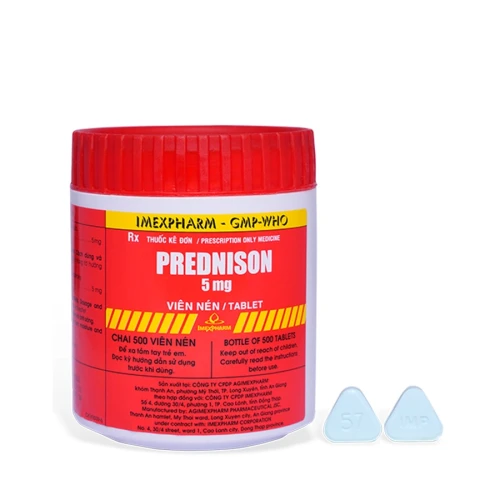 Thuốc Prednison 5mg - Imexpharm