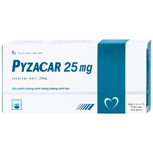 Thuốc Pyzacar 25 mg - Pymepharco