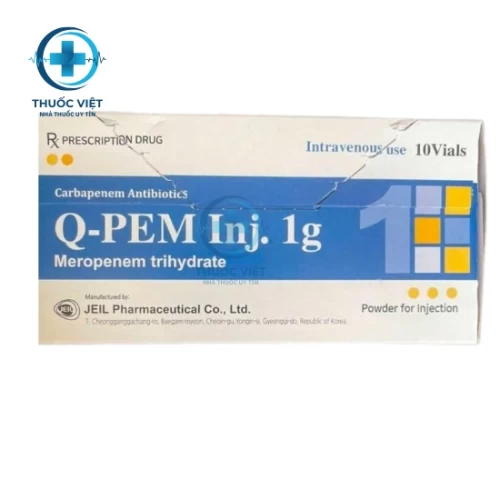 Thuốc Q-Pem  Injection 1g - Jeil Pharmaceutical Co., Ltd