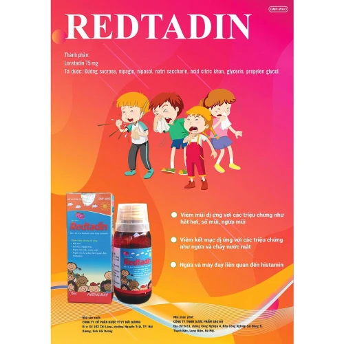 Thuốc Redtadin 5mg/5ml - HDPHARMA