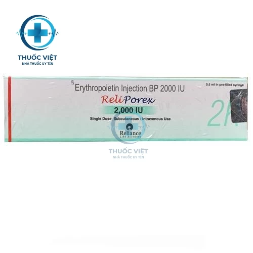 Thuốc RELIPOREX 2000 IU - Reliance life sciences PVT.LTD