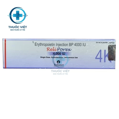 Thuốc RELIPOREX 4000 IU - Reliance life sciences PVT.LTD