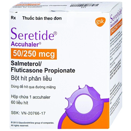 Thuốc Seretide Accuhaler - Glaxo Wellcome Production