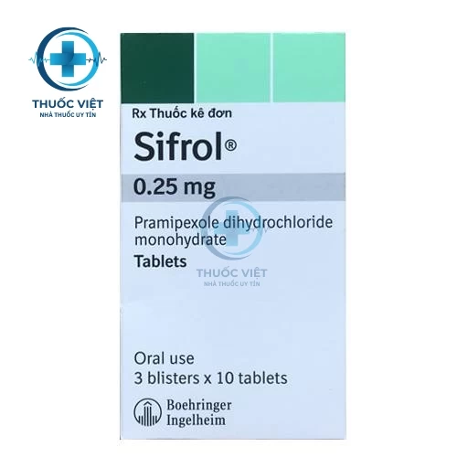 Thuốc Sifrol 0,18 mg Pramipexole