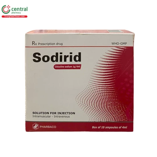 Thuốc Sodirid 1g/ 4ml - Pharbaco