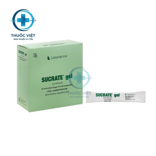 Thuốc Sucrate gel 1g/5ml - Lisapharma S.p.A