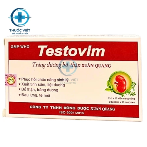 Thuốc TESTOVIM (Tráng dương bổ thận Xuân Quang)