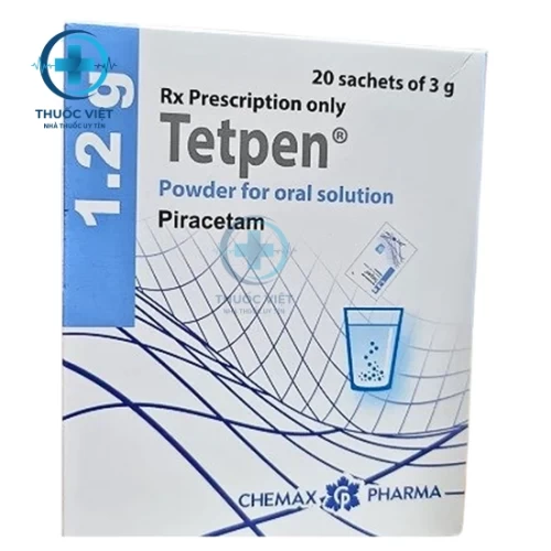 Thuốc Tetpen Piracetam 1,2 gam