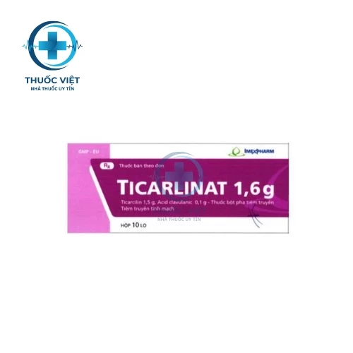 Thuốc Ticarlinat 1,6g - Imexpharm