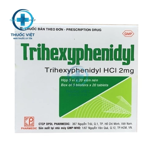 Thuốc Trihexyphenidyl 2mg - Pharmedic