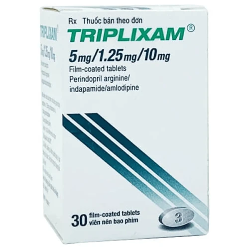 Thuốc TRIPLIXAM 5mg/1.25mg/10mg