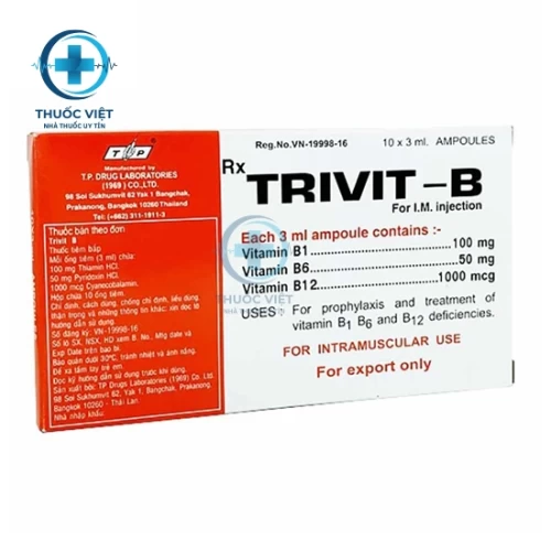 Thuốc Trivit-B - Eczacibasi Monrol Nukleer Urunler Sanayi Ve Ticaret A.S