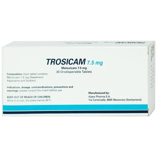 Thuốc Trosicam 7.5mg - Eczacibasi Monrol Nukleer Urunler Sanayi Ve Ticaret A.S