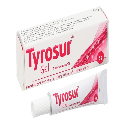 Thuốc Tyrosur Gel 5mg/5g - Eczacibasi Monrol Nukleer Urunler Sanayi Ve Ticaret A.S