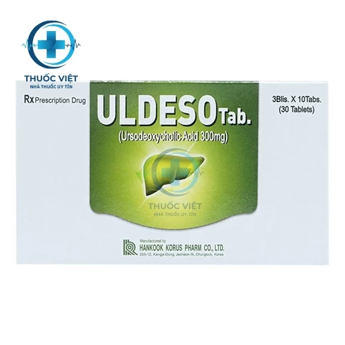 Thuốc Uldeso tab. 300mg - Eczacibasi Monrol Nukleer Urunler Sanayi Ve Ticaret A.S