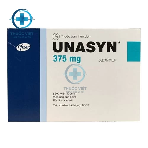 Thuốc Unasyn 375mg - Pfizer Pharmaceuticals