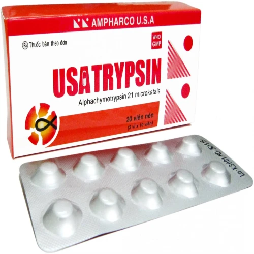 Thuốc Usatrypsin 4,2 mg - Ampharco U.S.A