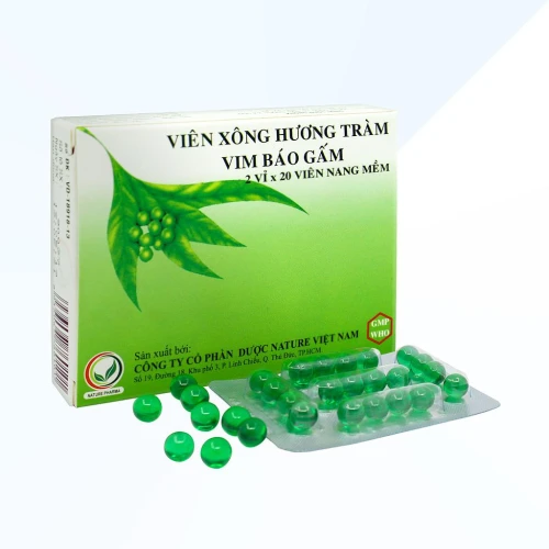 Thuốc Viên xông hương tràm vim báo gấm