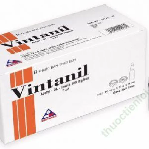 Thuốc VINTANIL 500mg/5ml, Hộp 10 ống, Hộp 50 ống