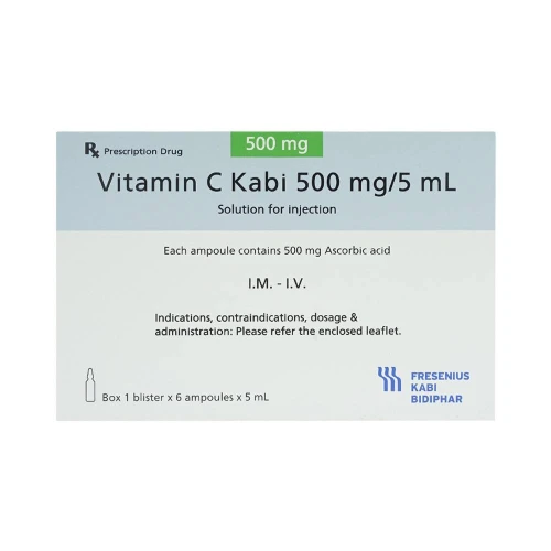 Thuốc Vitamin C Kabi 500mg/5ml