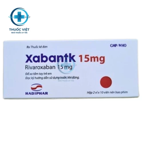 Thuốc Xabantk 15mg - Hadiphar