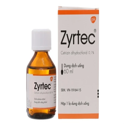 Thuốc Zyrtec 1mg/ml - Eczacibasi Monrol Nukleer Urunler Sanayi Ve Ticaret A.S