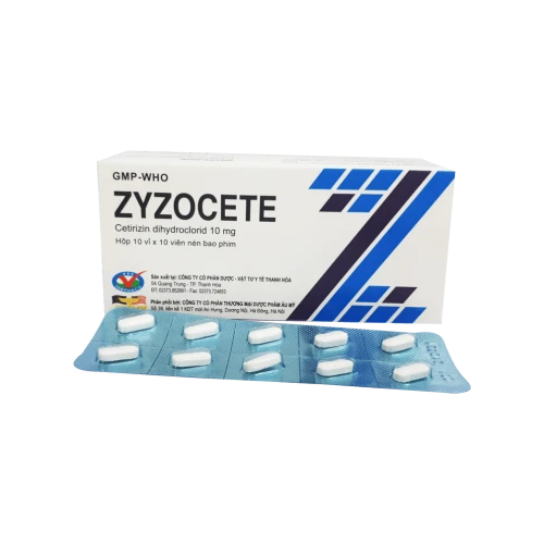 Thuốc Zyzocete 10mg - Dược - VTYT Thanh Hoá