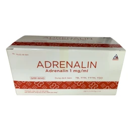 Thuốc ADRENALIN 1 mg/ 1ml, Hộp 10 ống, hộp 50 ống