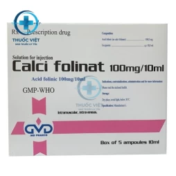 Thuốc Calci folinat 100mg/10ml