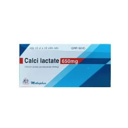 Thuốc Calci lactate 650mg - Mekophar