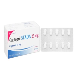 Thuốc Captopril Stada 25 mg